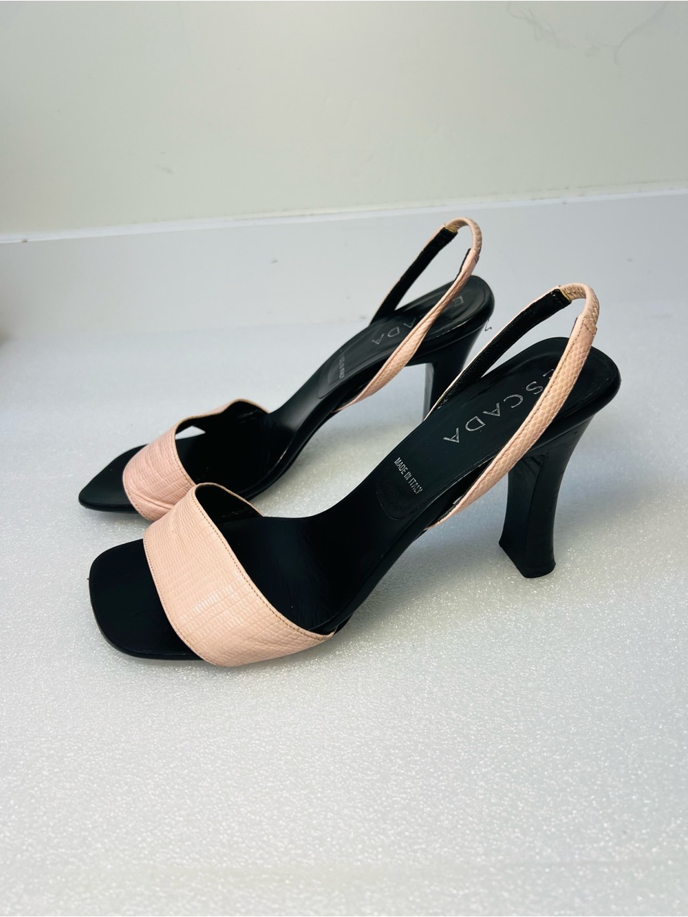 Vintage Escada pink Slingback Heels 7